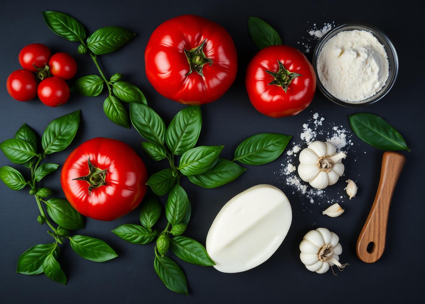 Färska italienska råvaror
